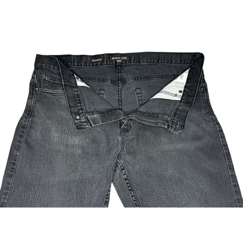 Michael Kors Men's‎ Grant Classic Fit Jeans - Black, Size 36x32 - Picture 11 of 15